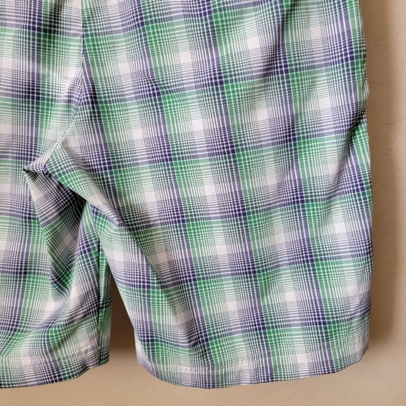 Puma Men's Plaid Golf Shorts - Picture 12 of 16